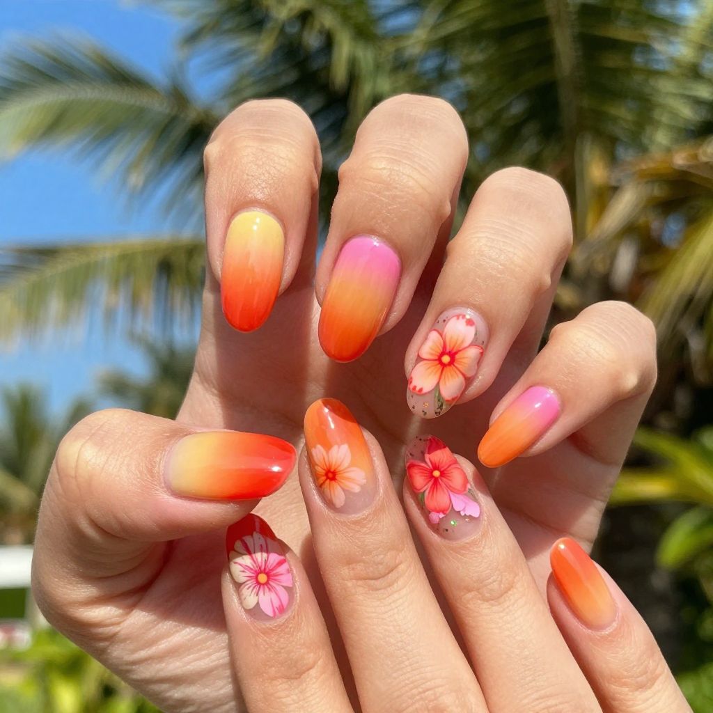 Flower nail idea 15