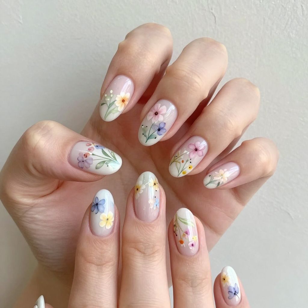 Flower nail idea 5
