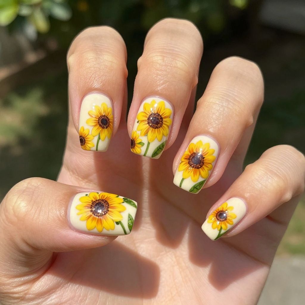 Flower nail idea 6