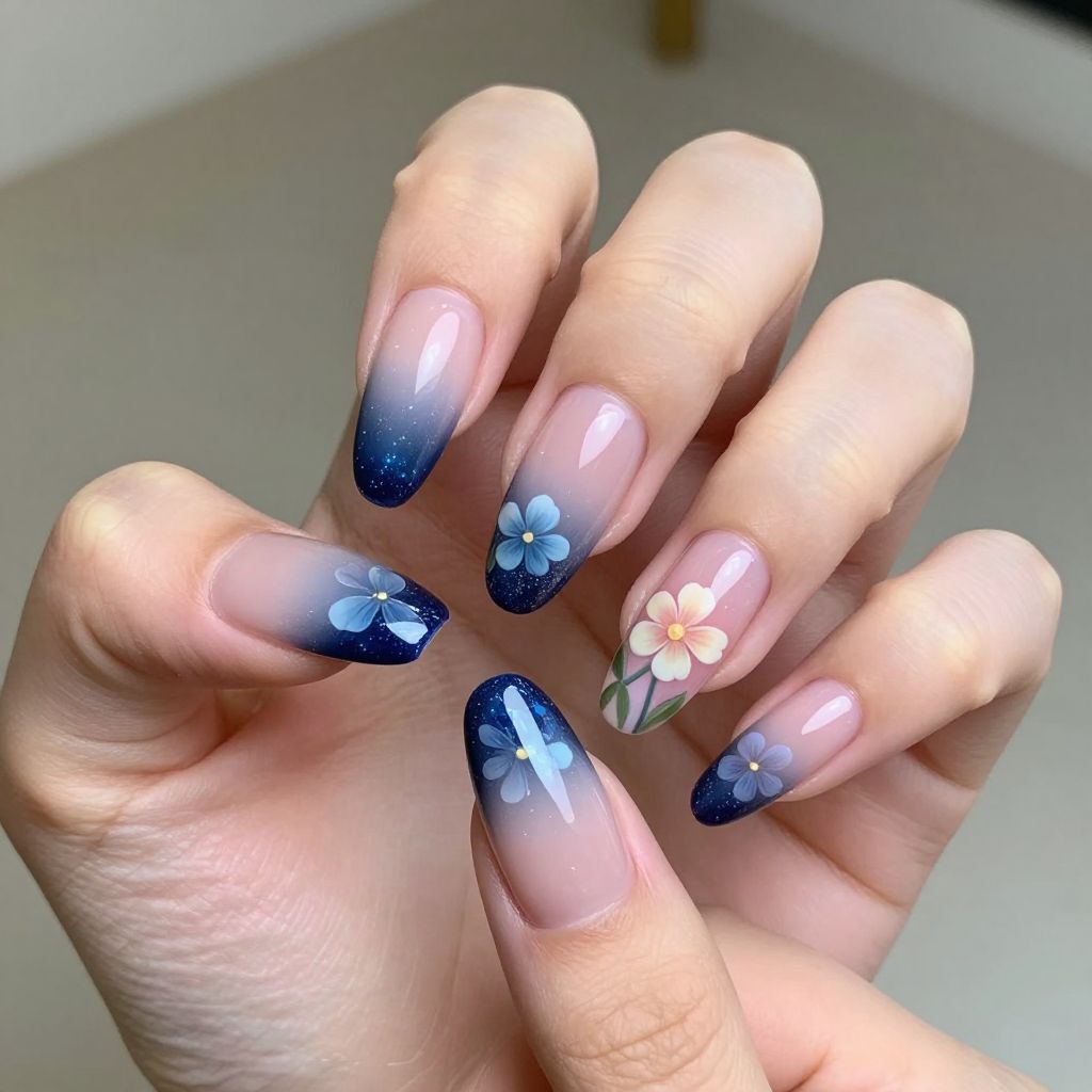 Flower nail idea 7