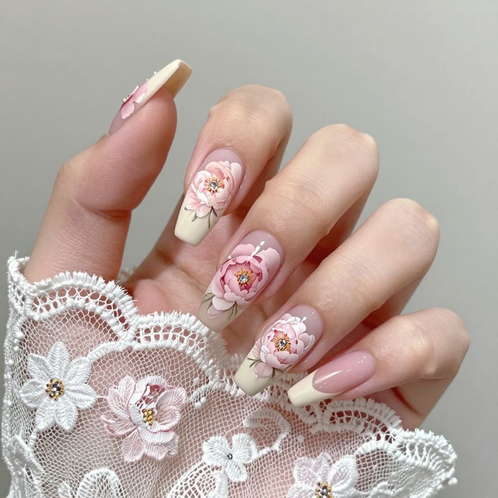 Flower nail idea 9