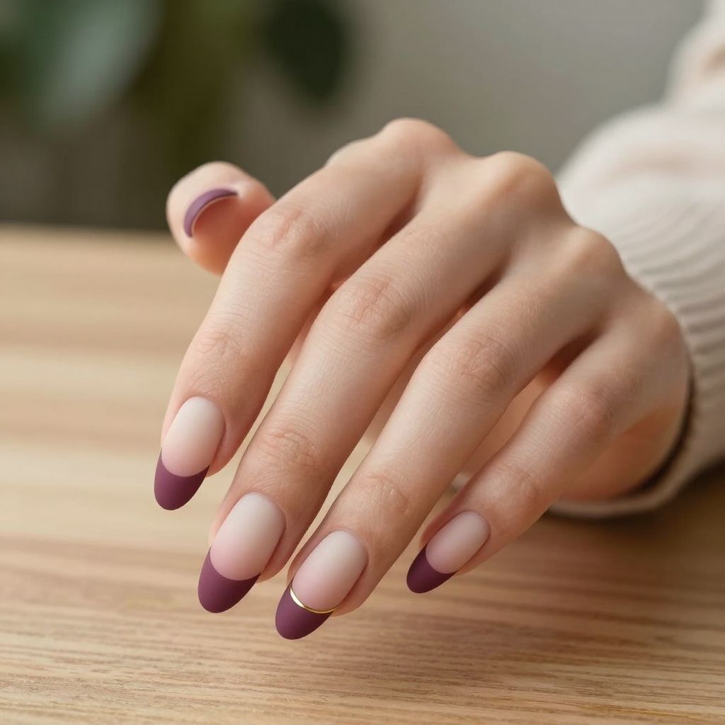 Purple nails idea 1