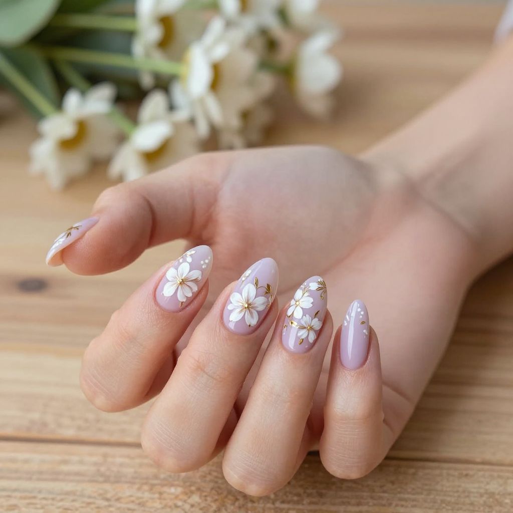 Purple nails idea 10