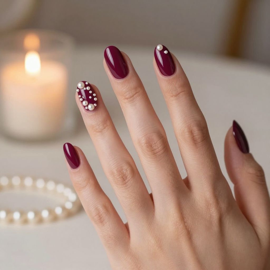 Purple nails idea 15