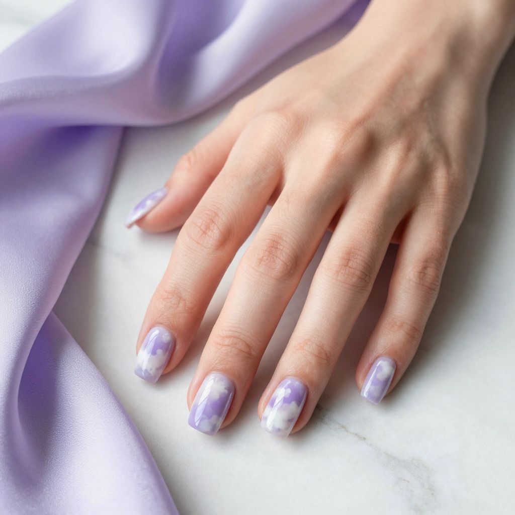 Purple nails idea 2