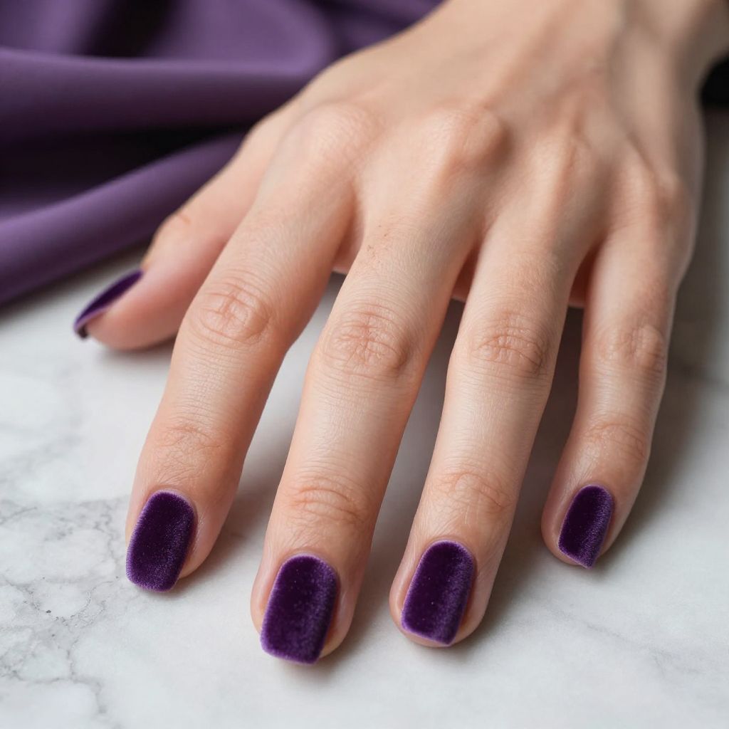 Purple nails idea 5