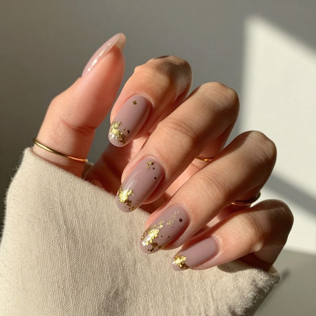 Fall Almond Nail Ideas image 12