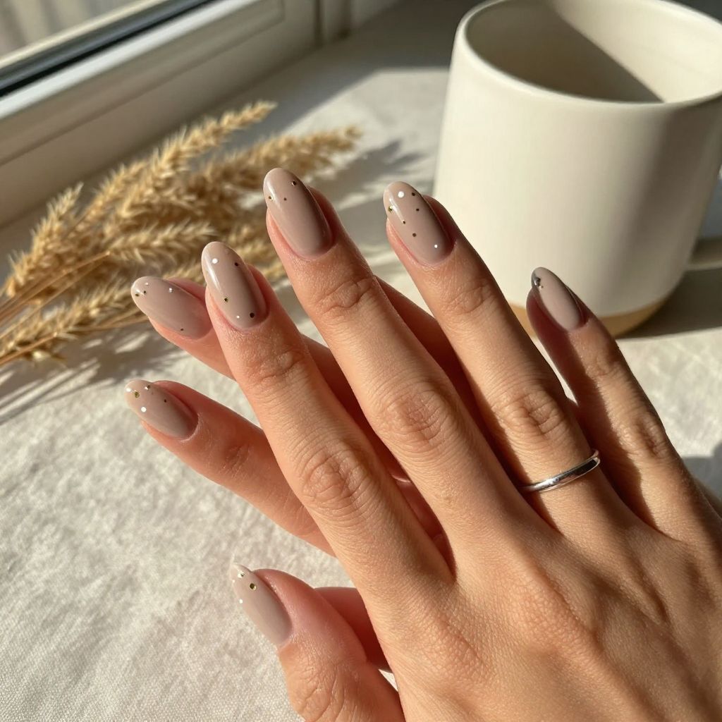 Fall Almond Nail Ideas image 14