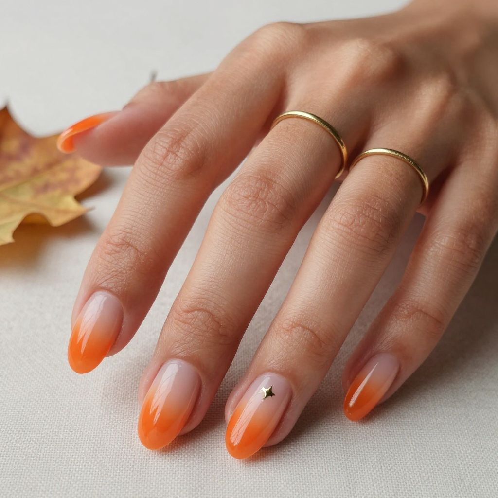 Fall Almond Nail Ideas image 15