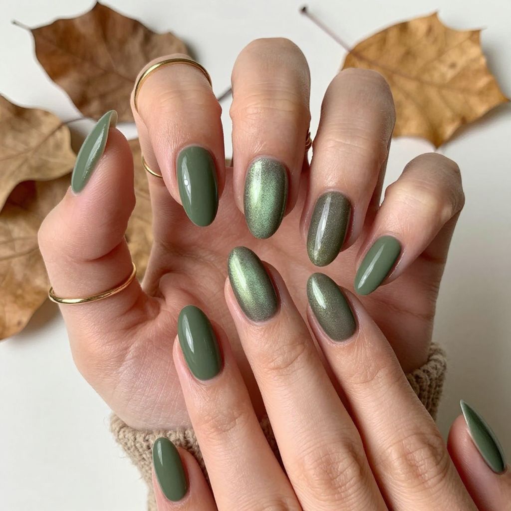 Fall Almond Nail Ideas image 3