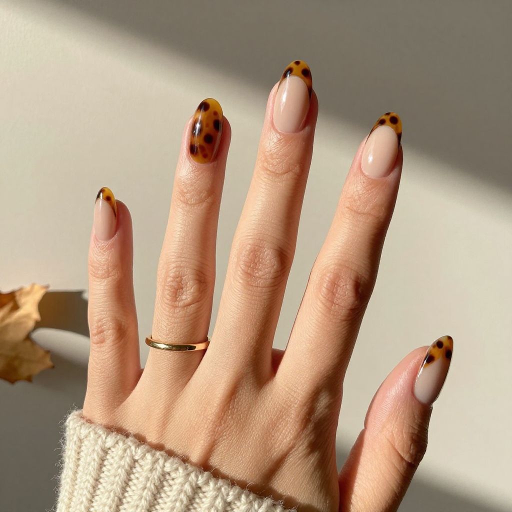 Fall Almond Nail Ideas image 8