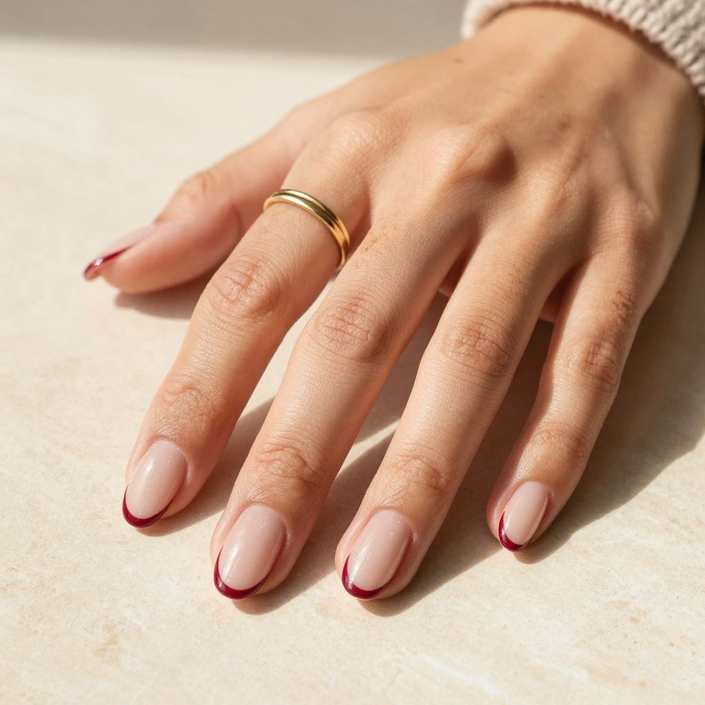 Fall Burgundy Nail Ideas 12