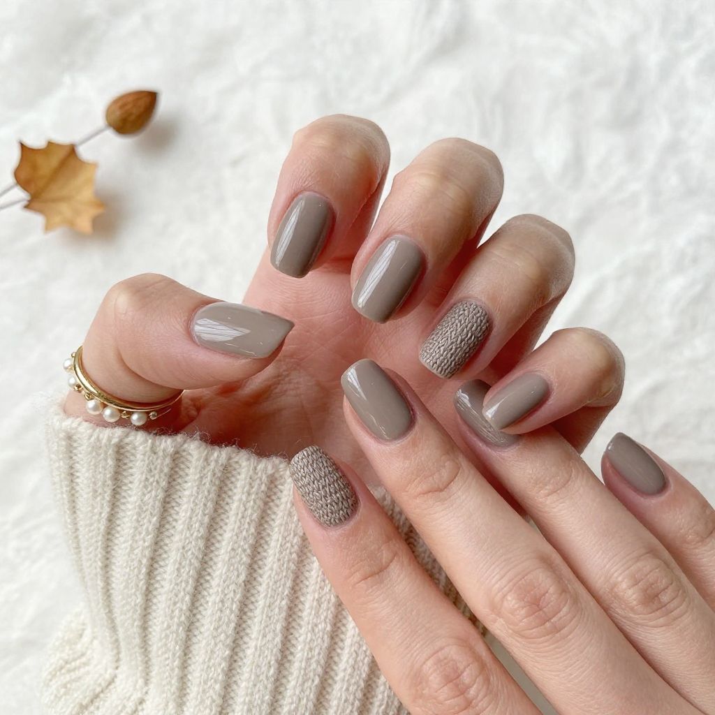 Taupe Sweater Texture