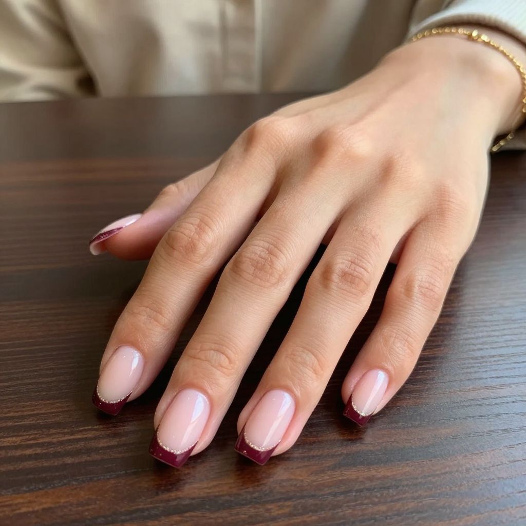Mahogany French Tips