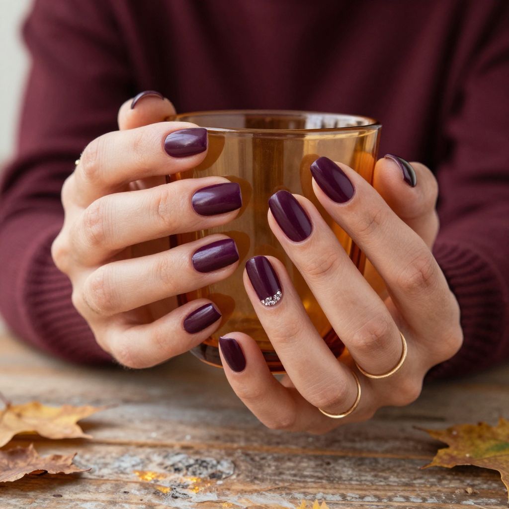 Deep Plum Satin
