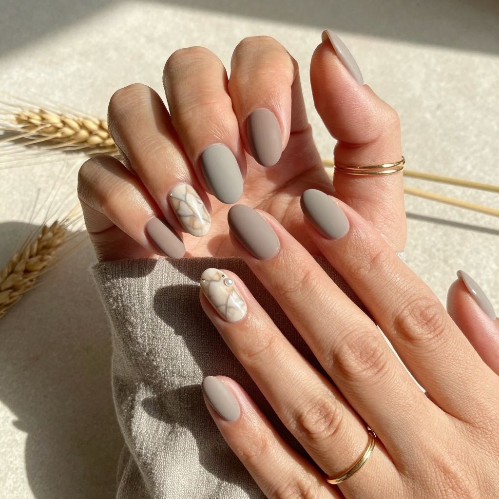 Fall Dip Nail Ideas 10