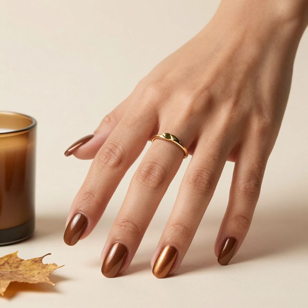 Fall Dip Nail Ideas 5
