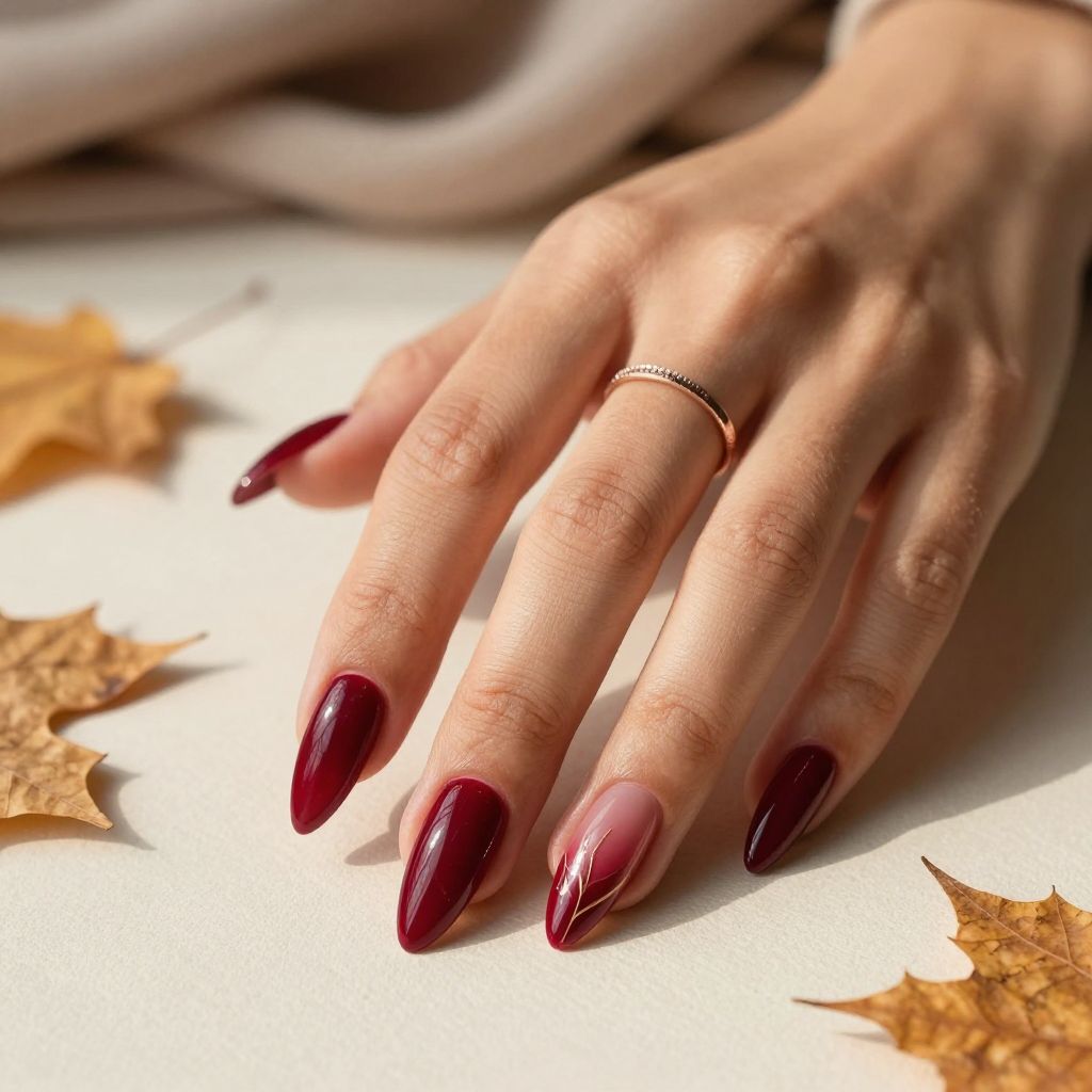 Fall Dip Nail Ideas 9