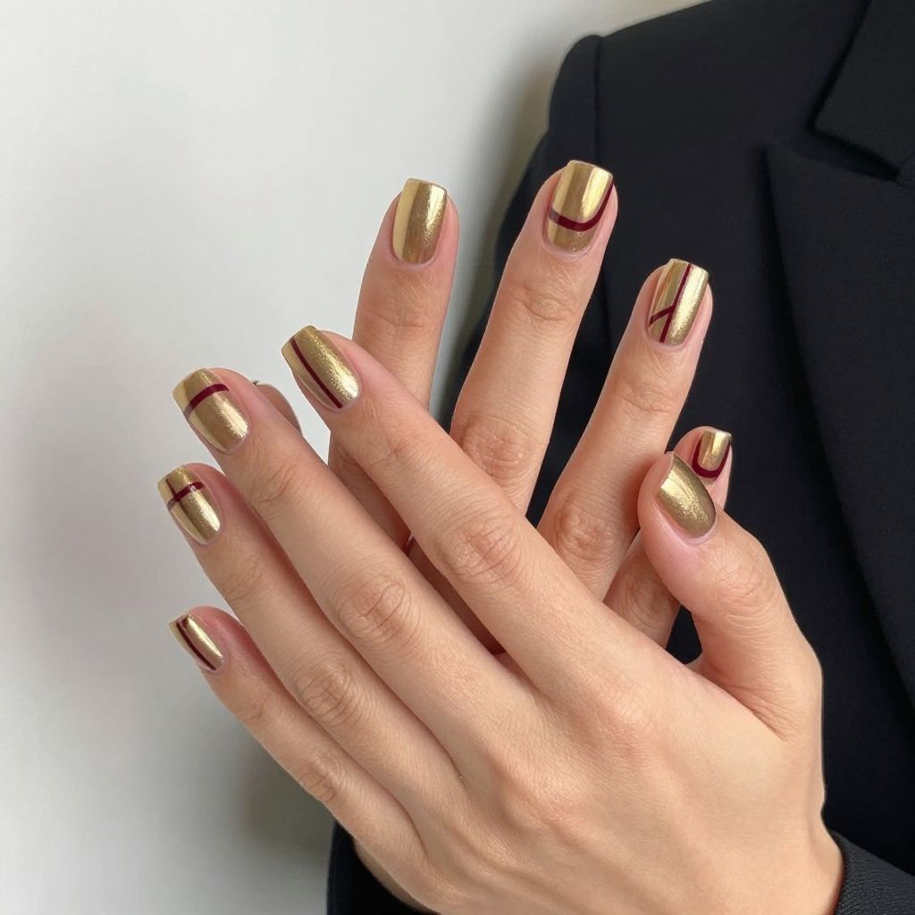Fall Nail Designs For Short Nails nail idea 14