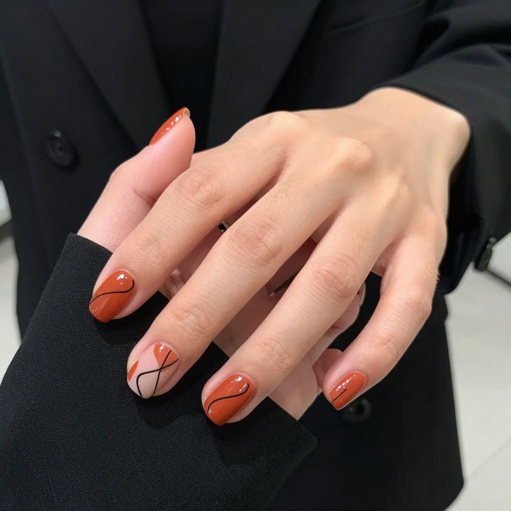 Fall Nail Designs For Short Nails nail idea 6