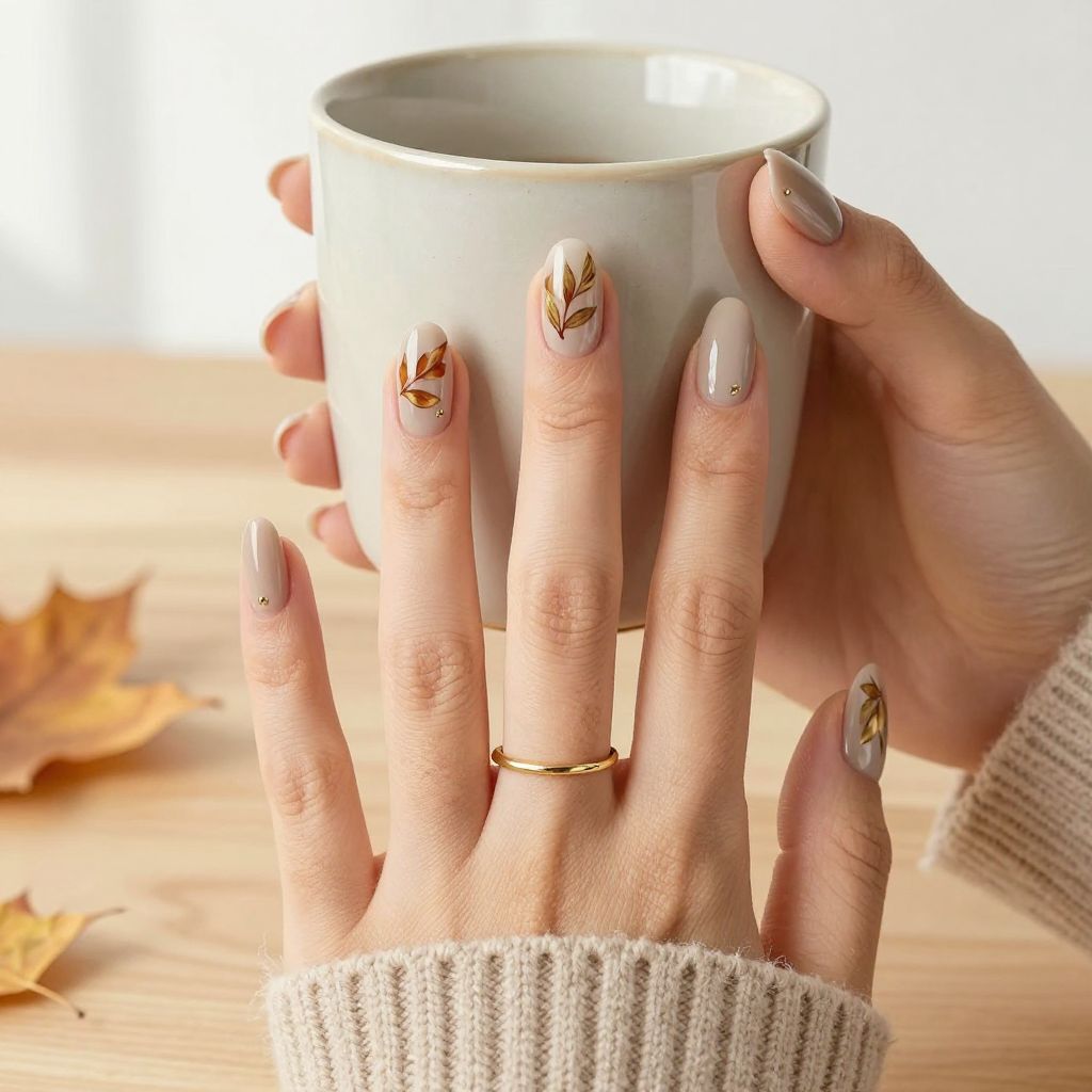 Fall Nail Ideas Almond Shape idea 10