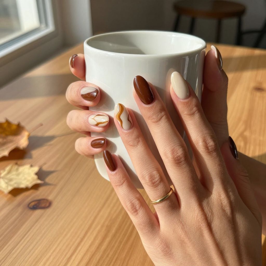Fall Nail Ideas Almond Shape idea 11