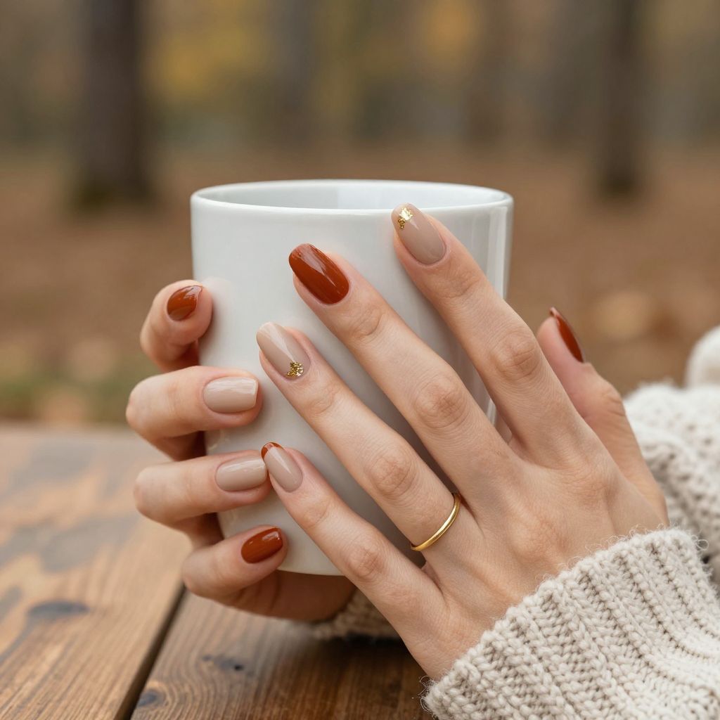Fall Nail Ideas Almond Shape idea 14