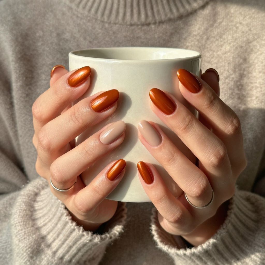 Fall Nail Ideas Almond Shape idea 8