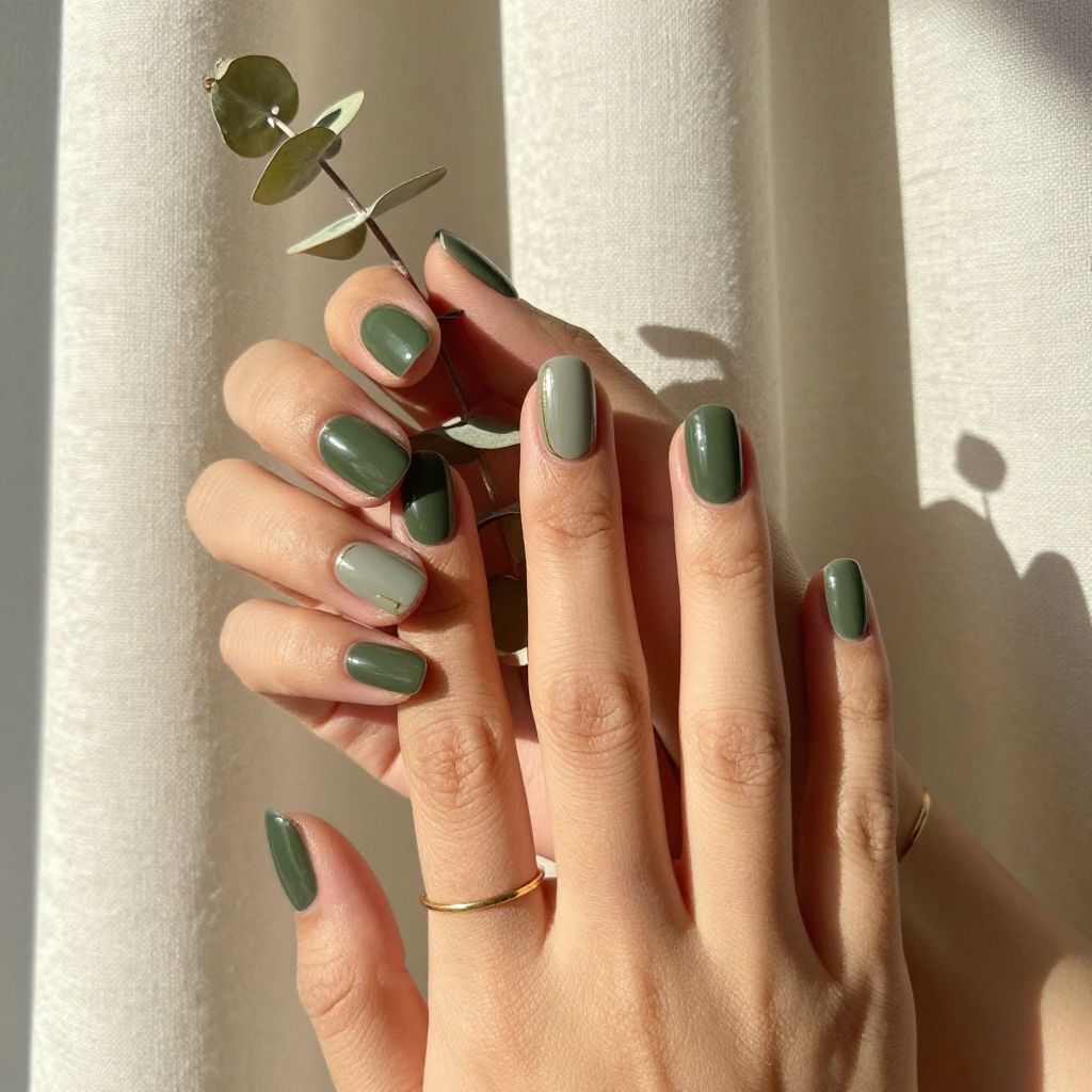 Olive Gloss Oval