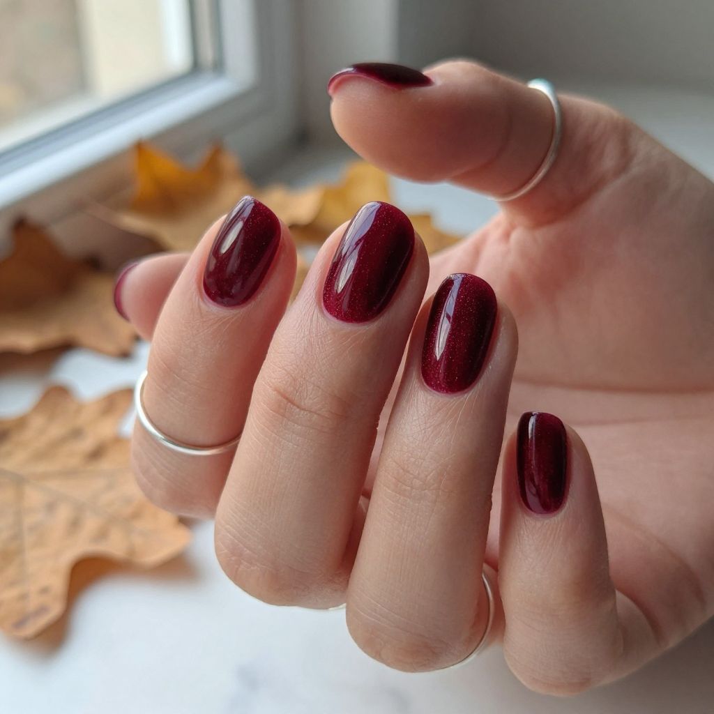 Deep Burgundy Velvet