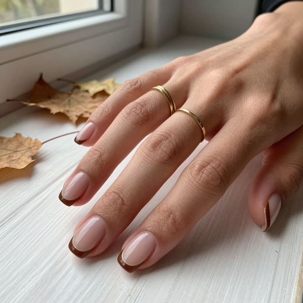 Cocoa Tips with Nude Base