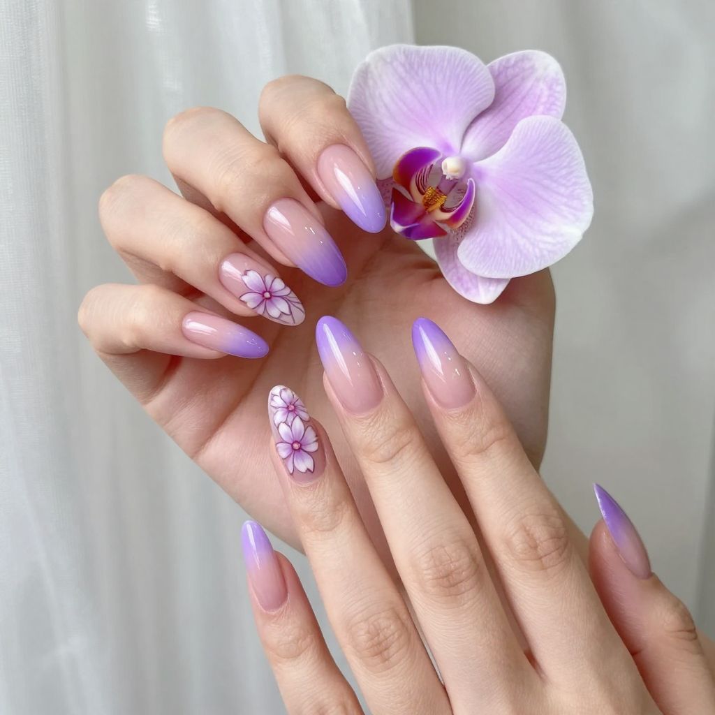 Floral nail idea 11