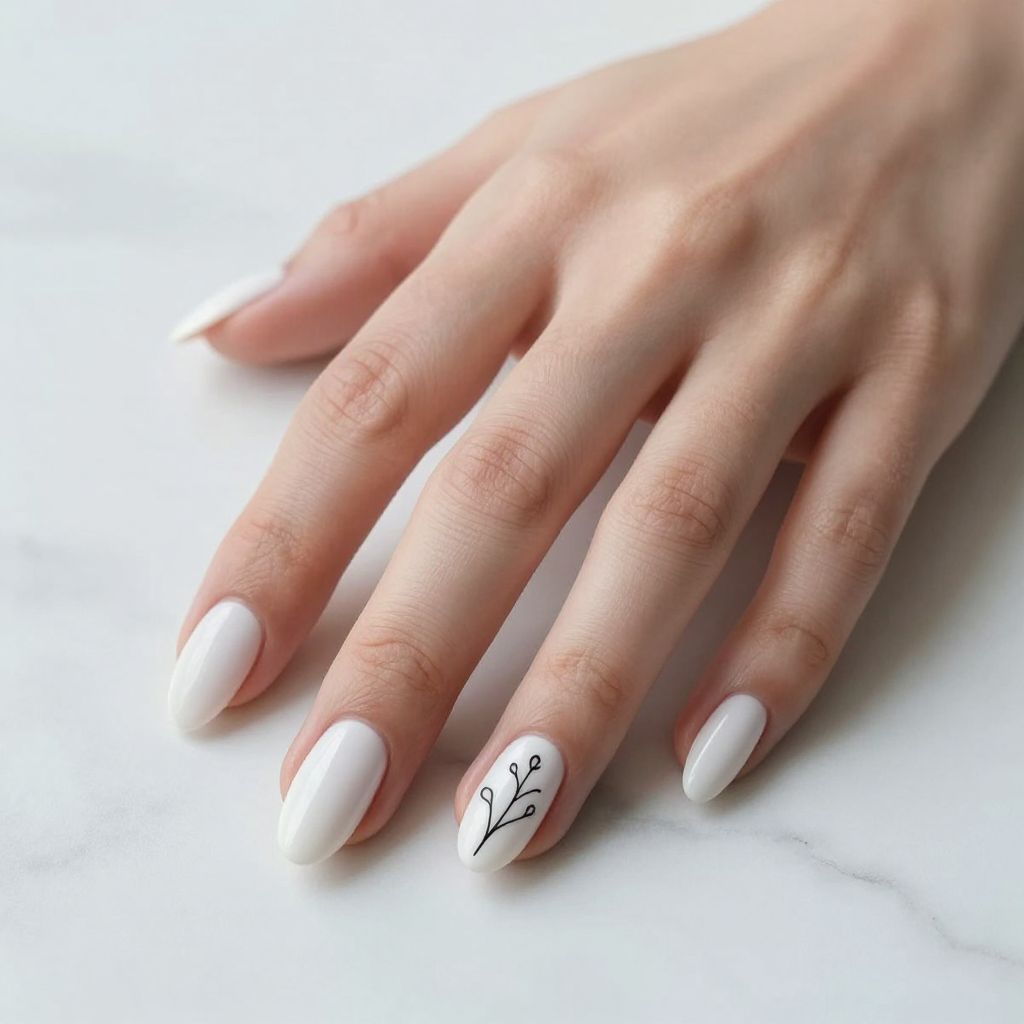 Floral nail idea 12