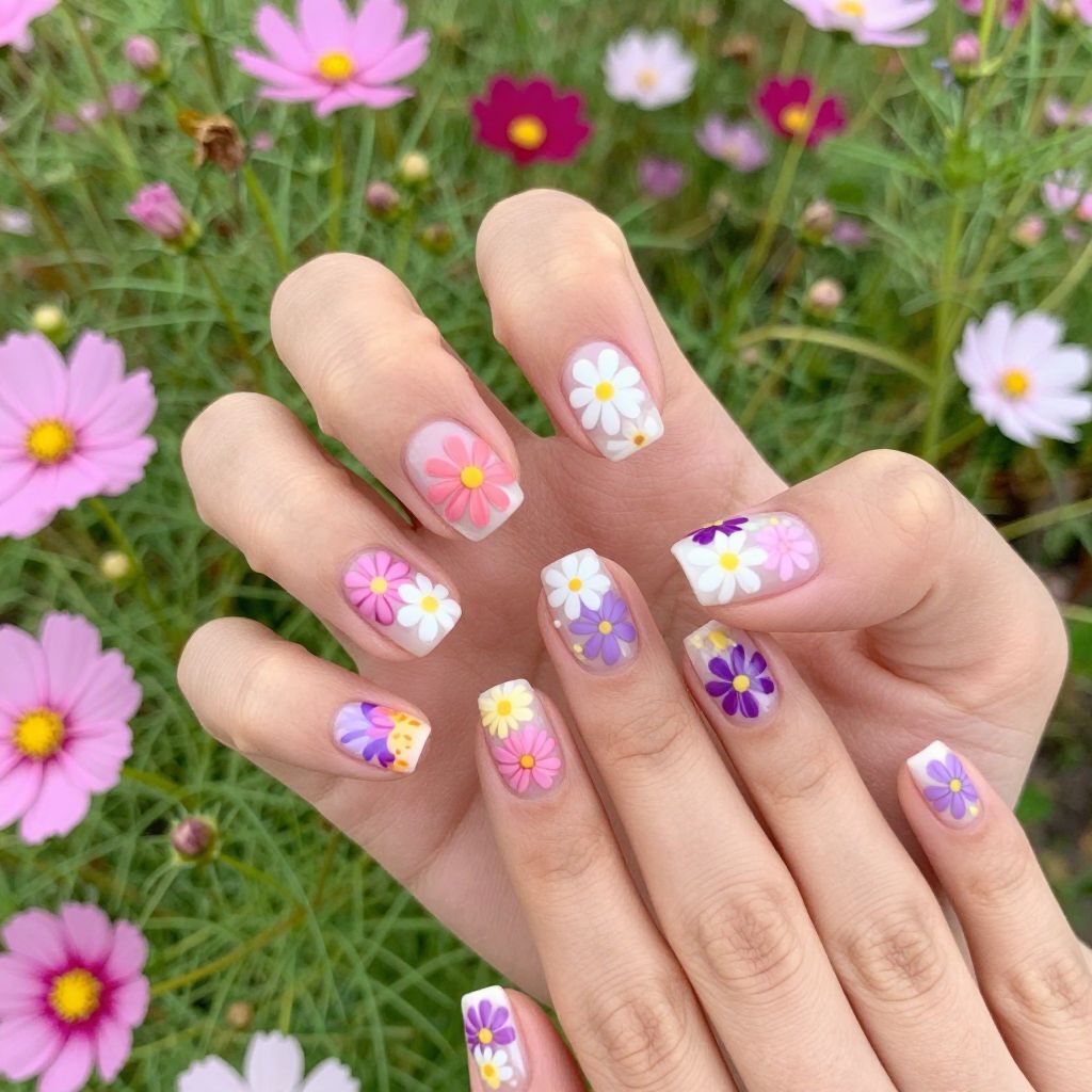 Floral nail idea 14