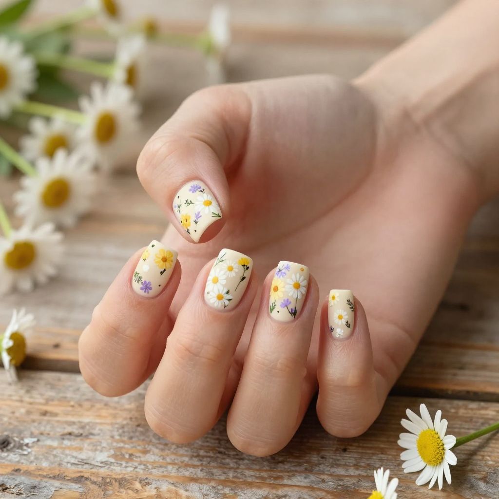 Floral nail idea 2