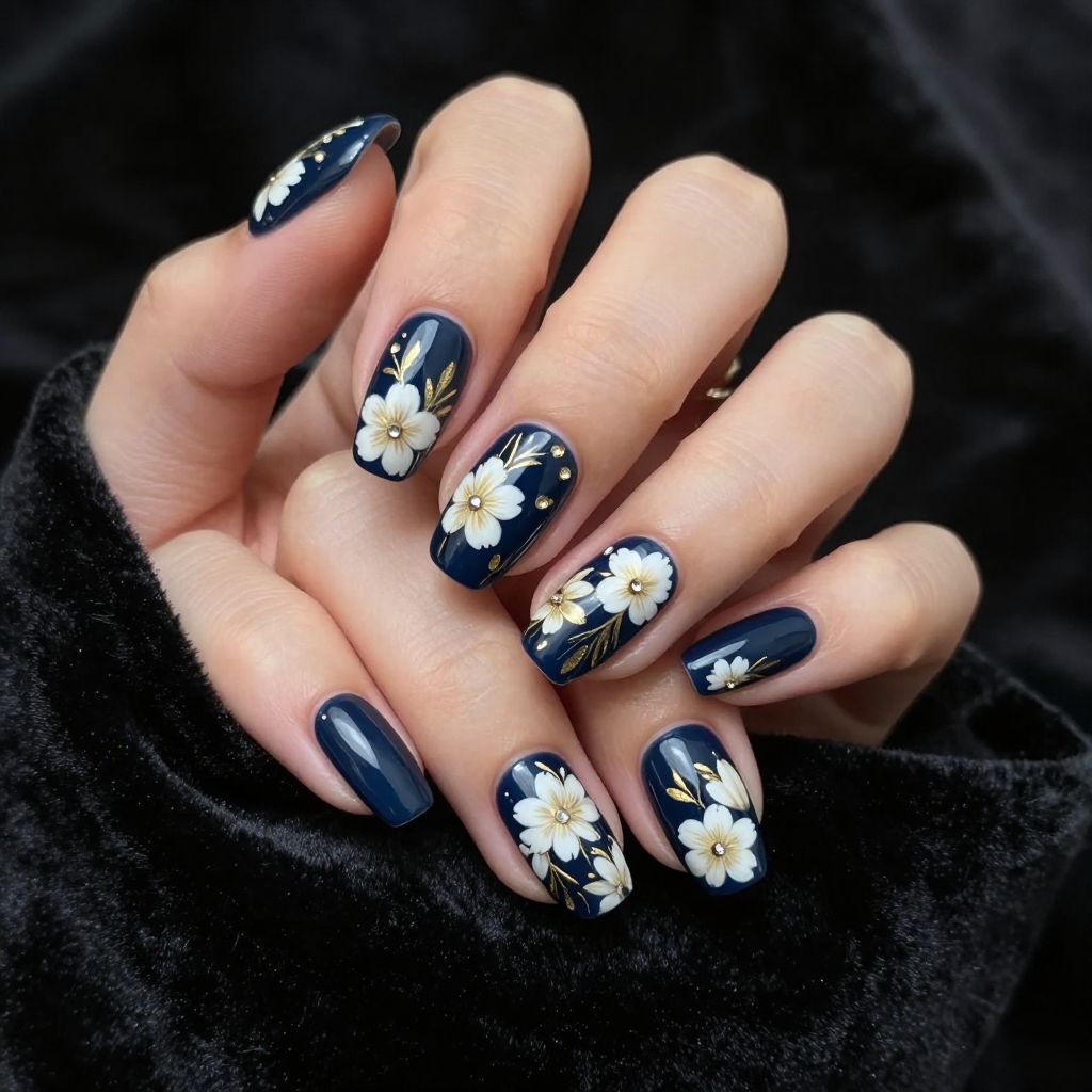 Floral nail idea 3