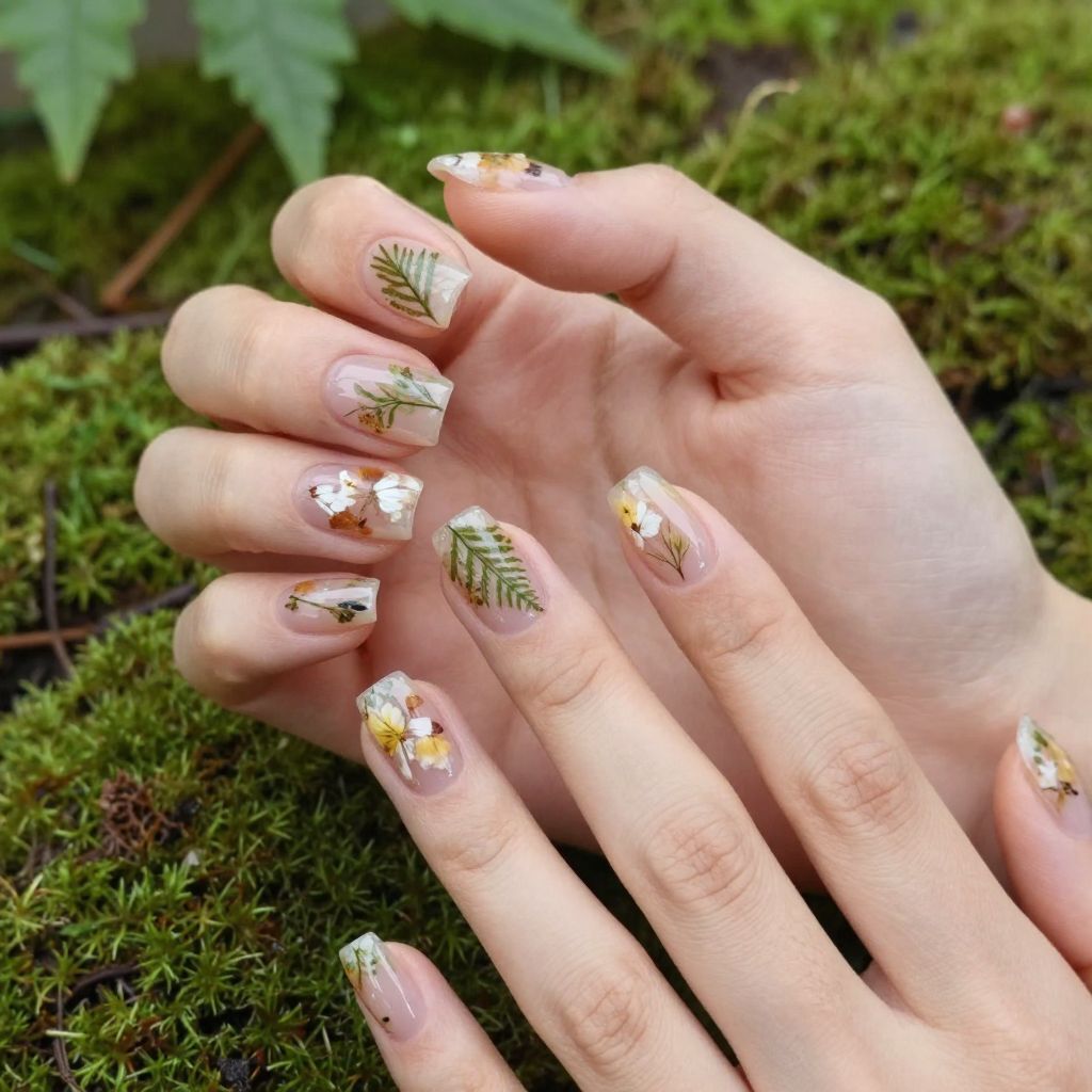 Floral nail idea 5