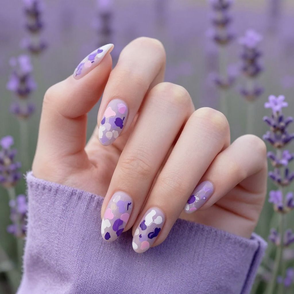 Floral nail idea 7