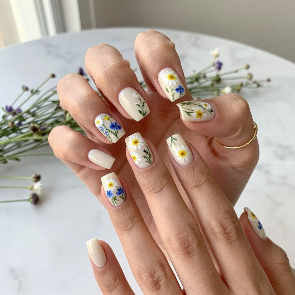 Wildflower Garden Scatter Pattern