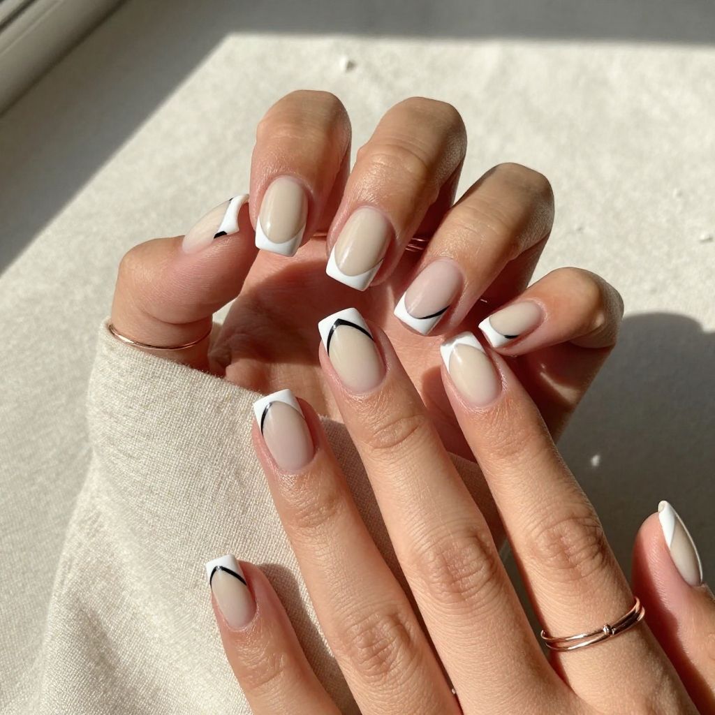 French Nail Ideas Short 10