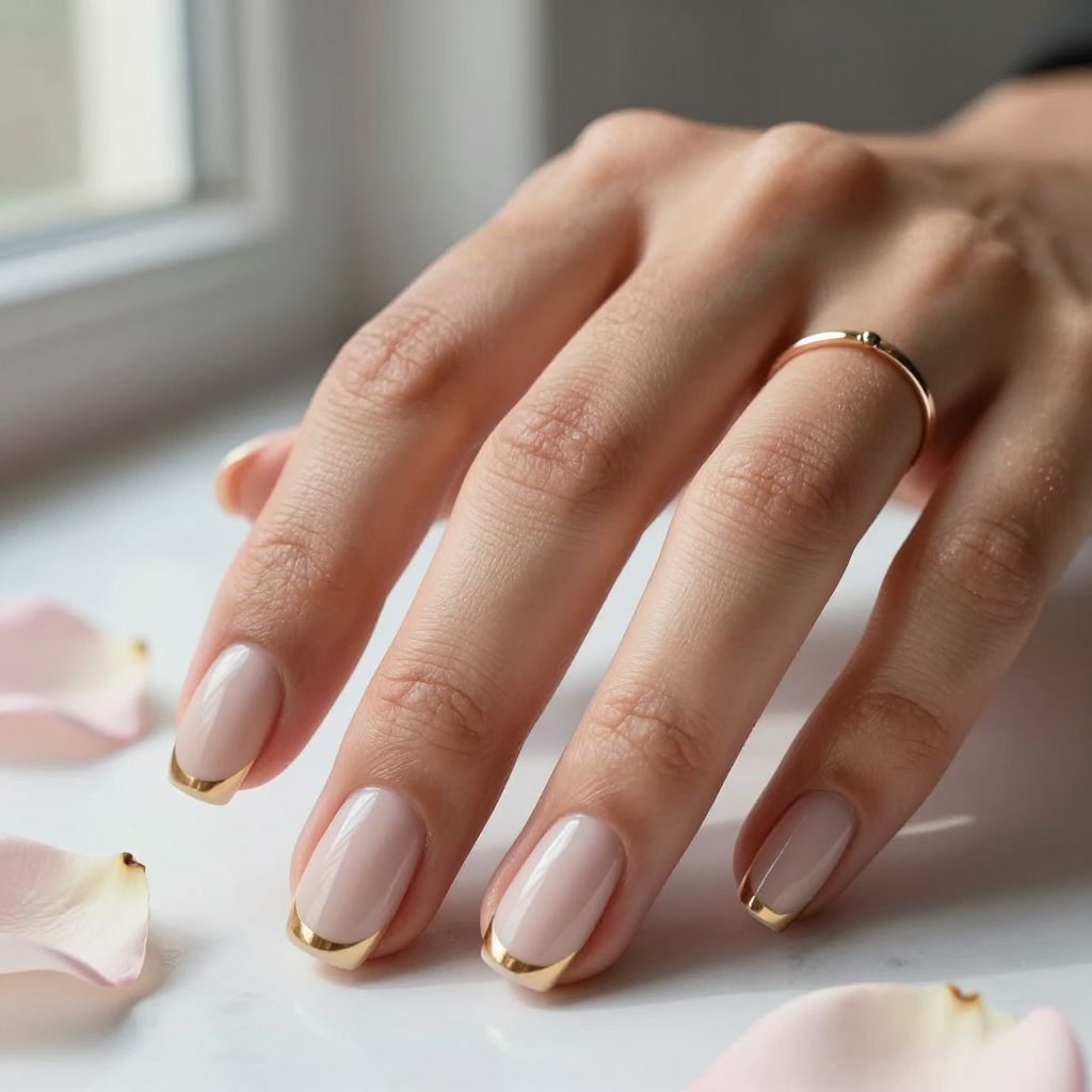 French Nail Ideas Short 2