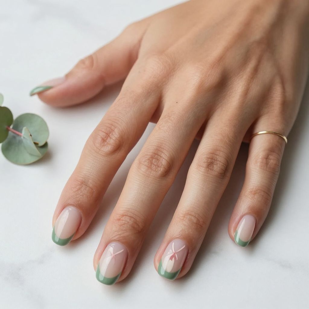 French Nail Ideas Short 9