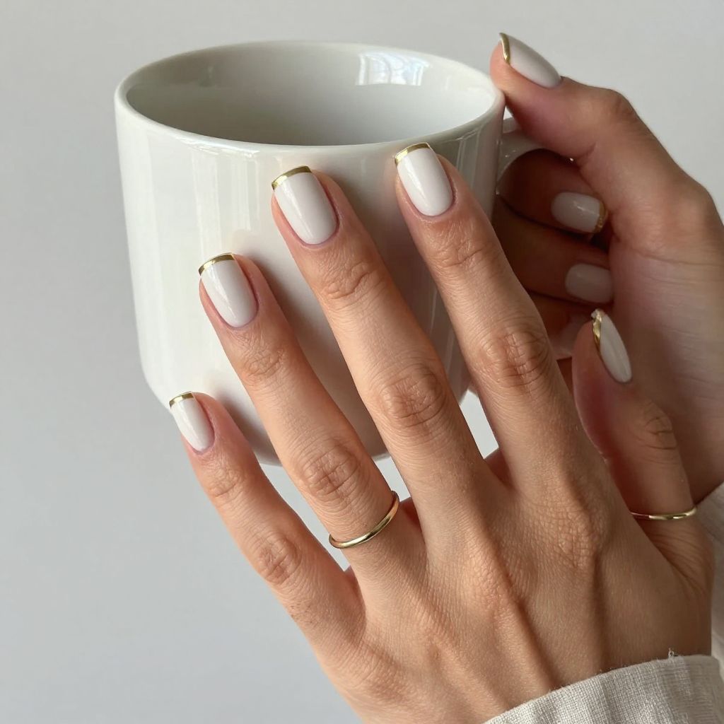 French Nail Ideas Short 7