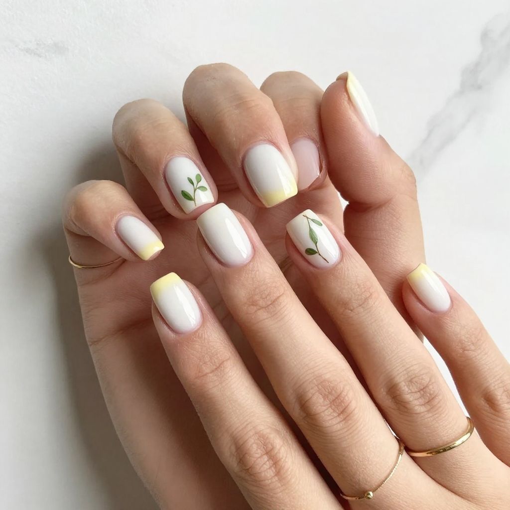 Fruit Nail Ideas - Lemon Grove Minimalism