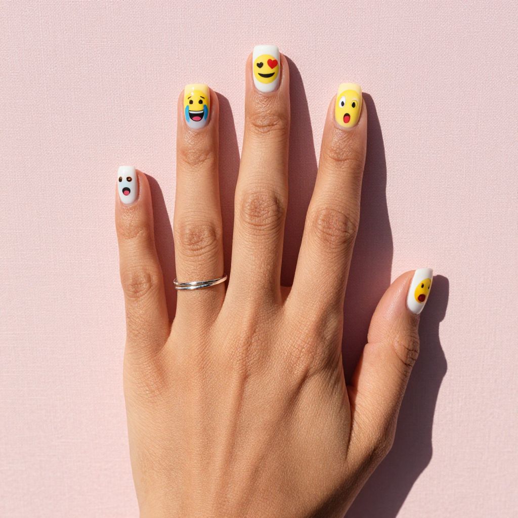 Emoji Mix Nails