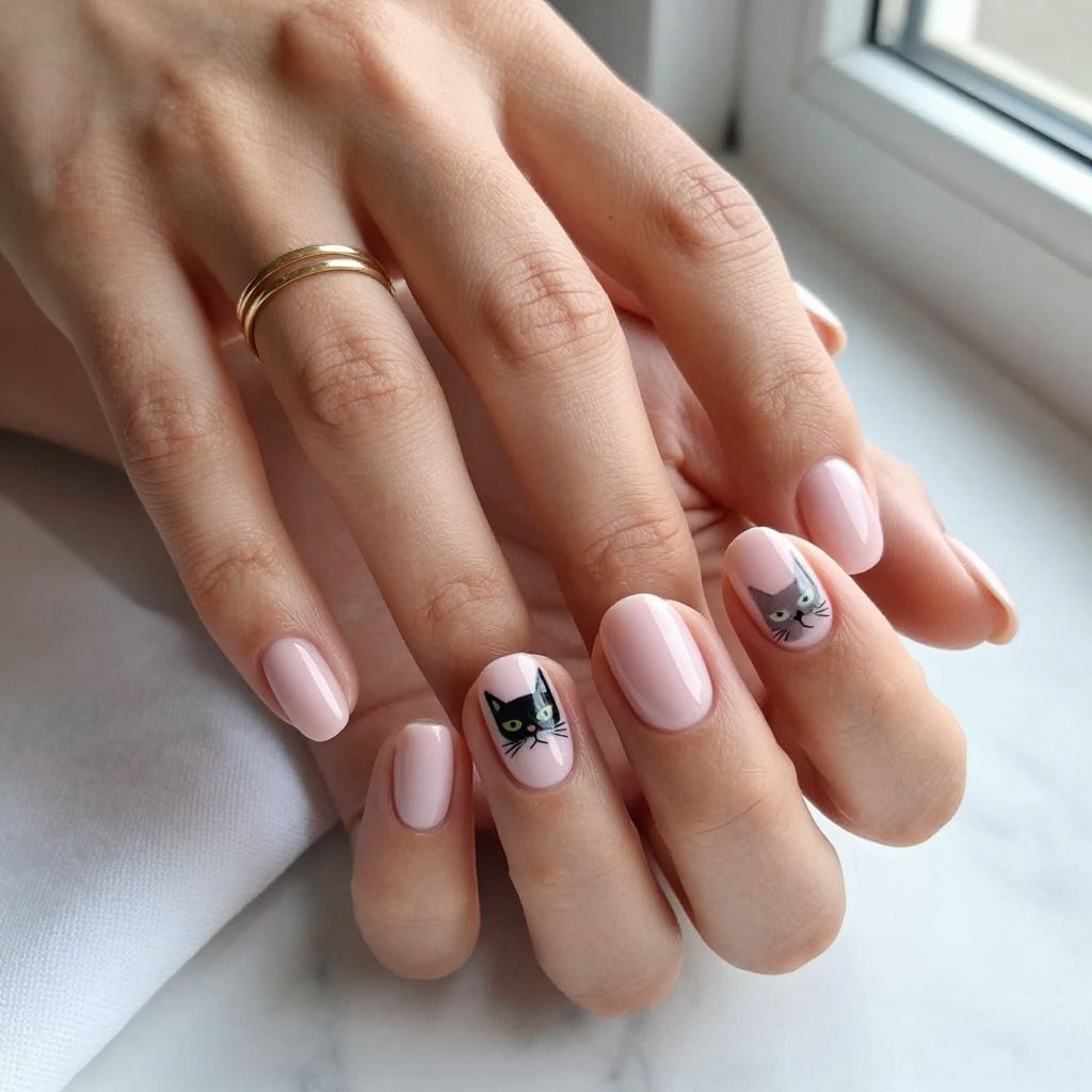 Cat Expression Nails