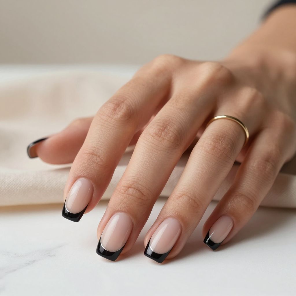 Blackberry Tips On Nude Base