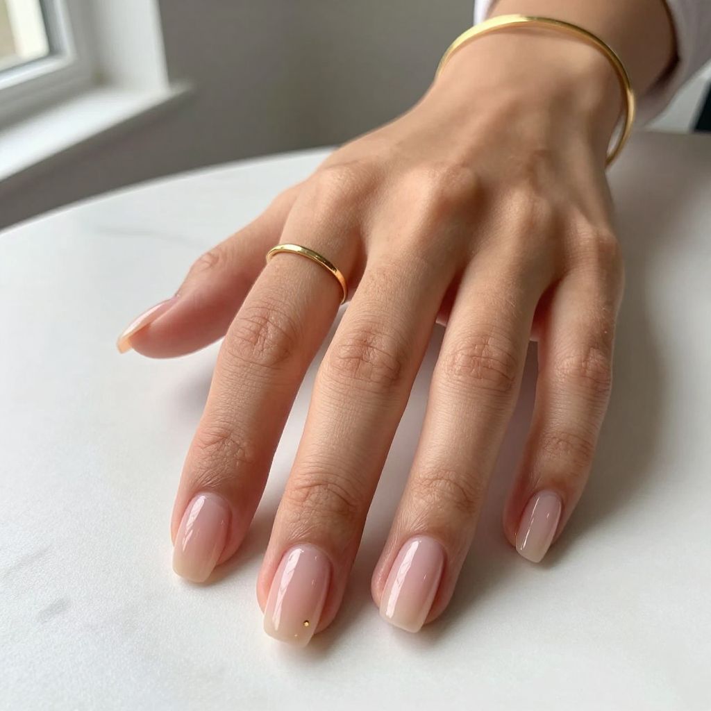 Sheer Milky Peach Gels