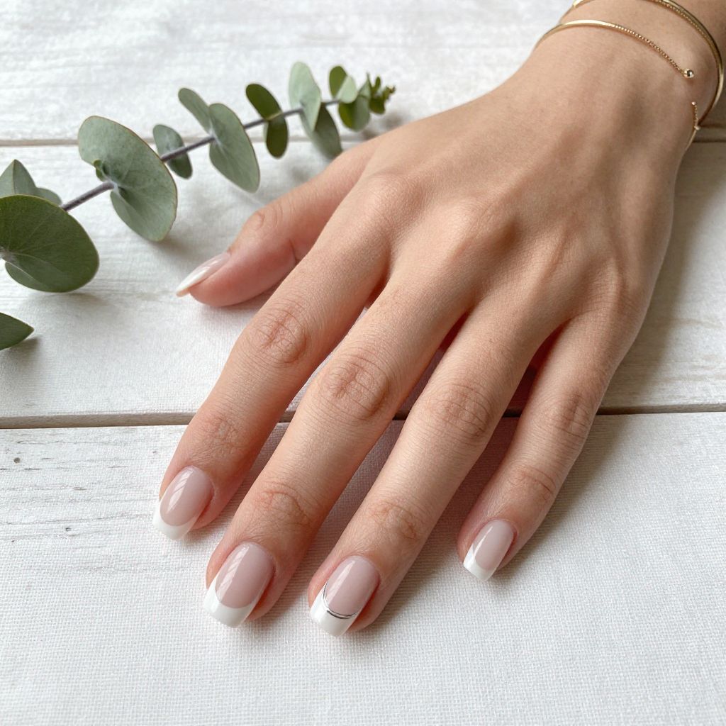 White Linen Nails