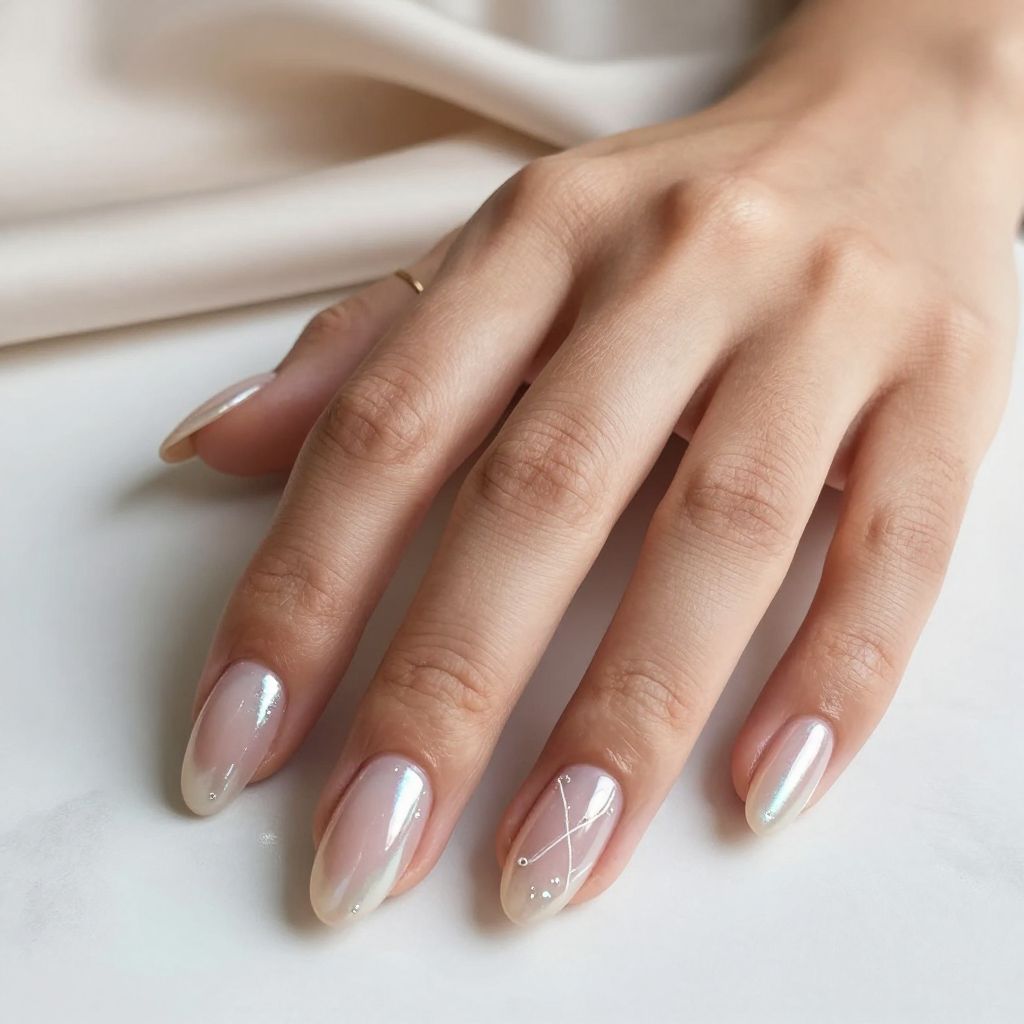 Pearl Water Nails